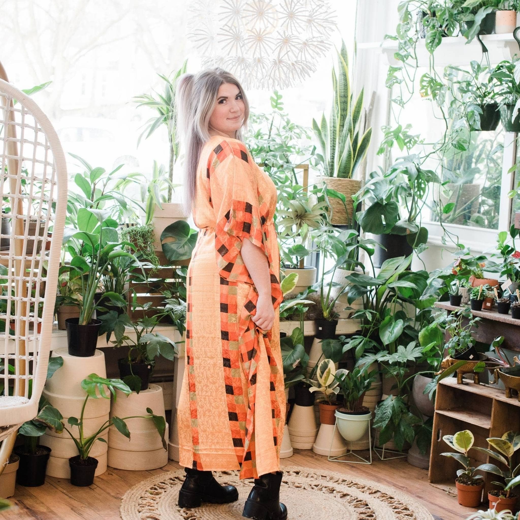 Warehouse Summer Closeout: Aanya Adjustable Long Kaftan Dress