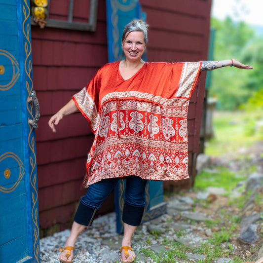 Warehouse Summer Closeout: Aanya Adjustable Short Kaftan