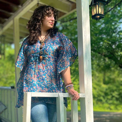 Warehouse Summer Closeout: Aanya Adjustable Short Kaftan