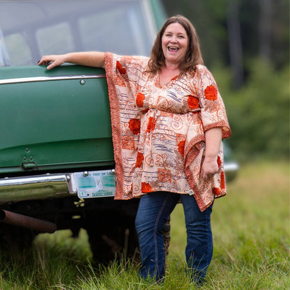 Warehouse Summer Closeout: Aanya Adjustable Short Kaftan