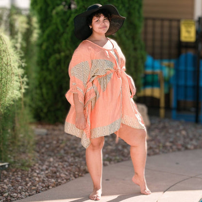 Warehouse Summer Closeout: Aanya Adjustable Short Kaftan