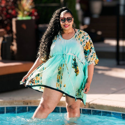 Warehouse Summer Closeout: Aanya Adjustable Short Kaftan