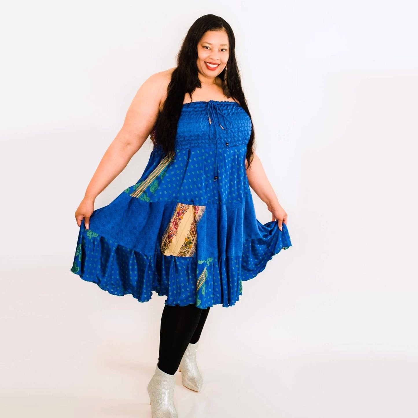 Warehouse Closeout:  Sedona Patchwork Dress 00-8