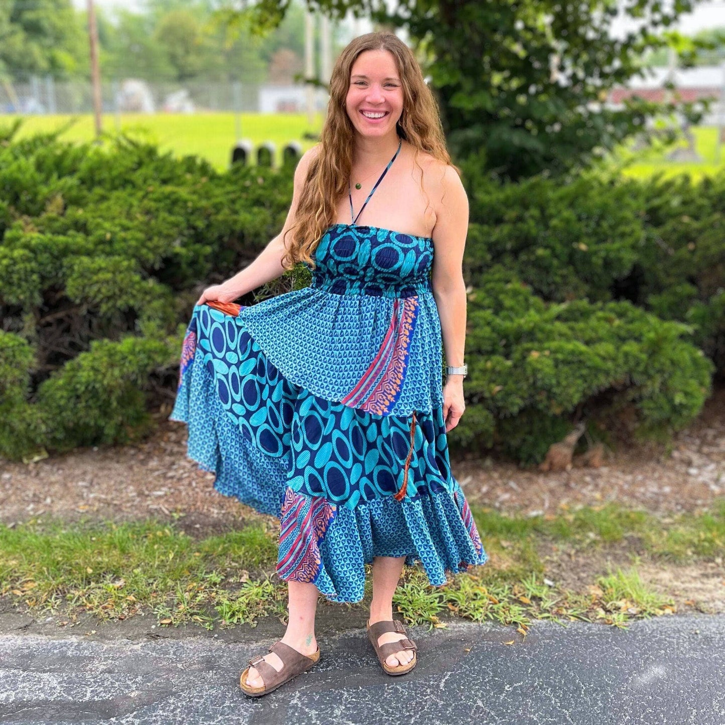 Warehouse Closeout:  Sedona Patchwork Dress 00-8