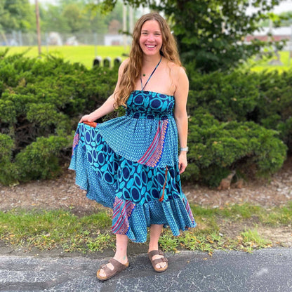 Warehouse Closeout:  Sedona Patchwork Dress 00-8