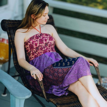 Warehouse Closeout:  Sedona Patchwork Dress 00-8