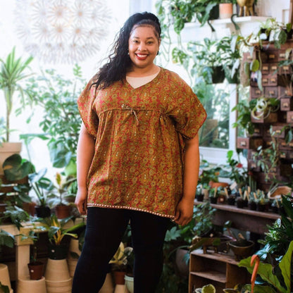 Warehouse Summer Closeout: Aanya Adjustable Short Kaftan