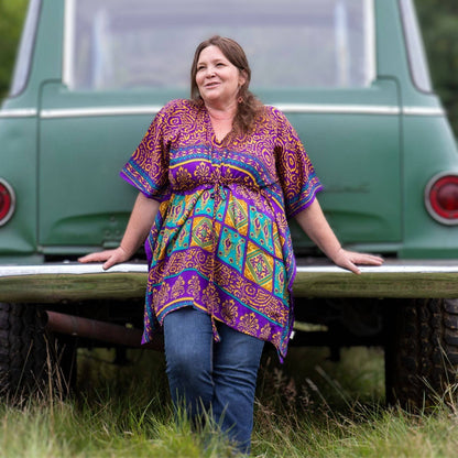 Warehouse Summer Closeout: Aanya Adjustable Short Kaftan