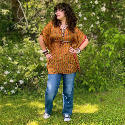 Warehouse Summer Closeout: Aanya Adjustable Short Kaftan