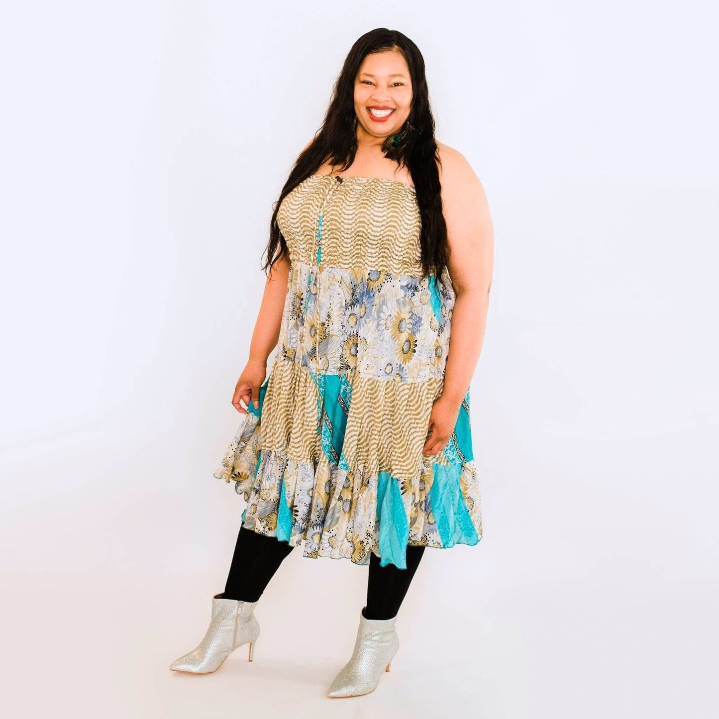 Warehouse Closeout:  Sedona Patchwork Dress 00-8