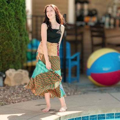 Warehouse Closeout:  Sedona Patchwork Dress 00-8