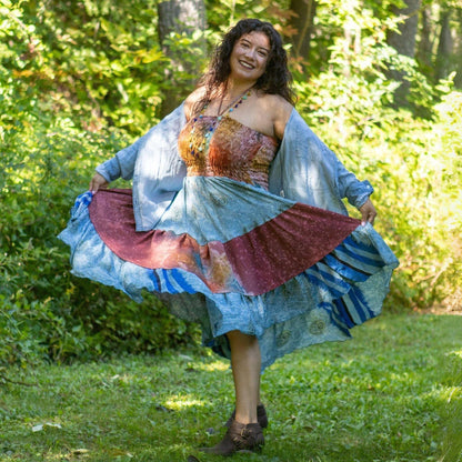 Warehouse Closeout:  Sedona Patchwork Dress 00-8